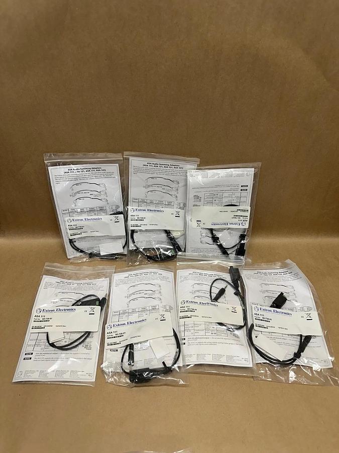 Used Extron Electronics ASA 111 Passive Audio Summing Adapter - Lot of 7 *NEW*