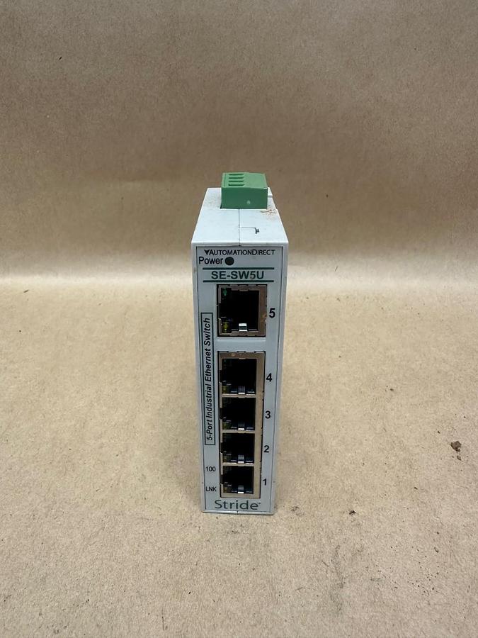 Used Stride SE-SW5U 5 Port Industrial Ethernet Switch