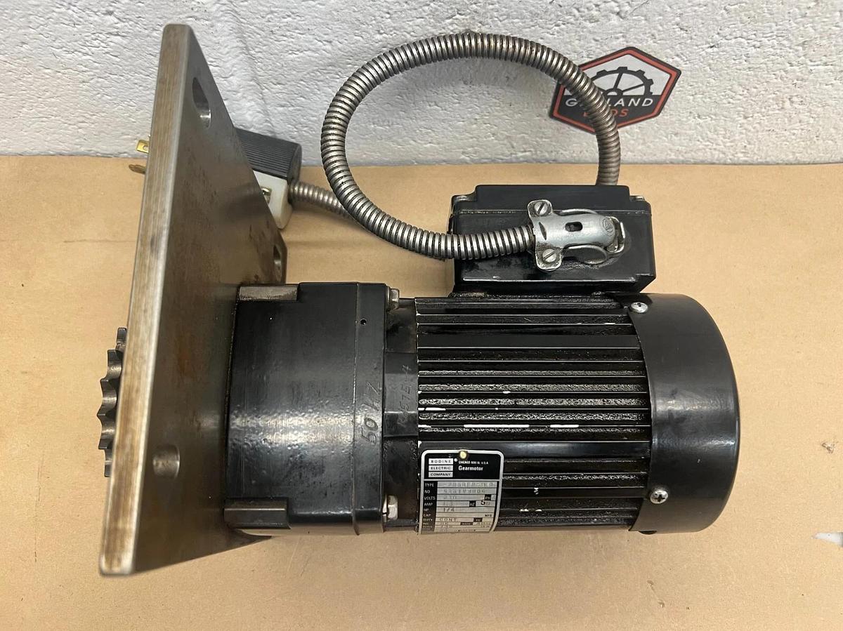 Used Bodine Electric 42R5BFPP-E3 Gearmotor 1/4Hp 230V 1.3A 50Hz 3Ph 57RPM