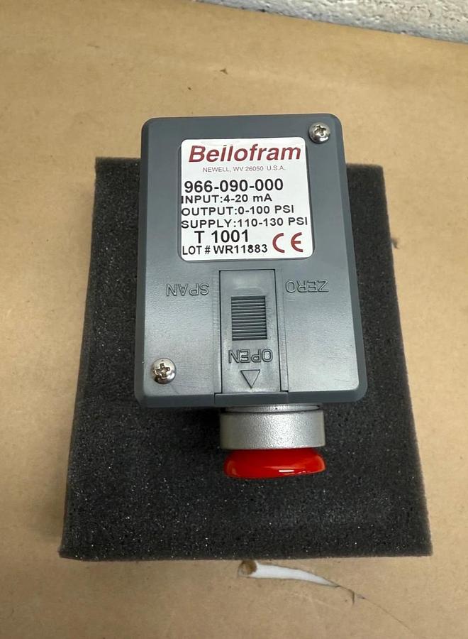 Used Bellofram 966-090-000 Pressure Transducer *NEW*