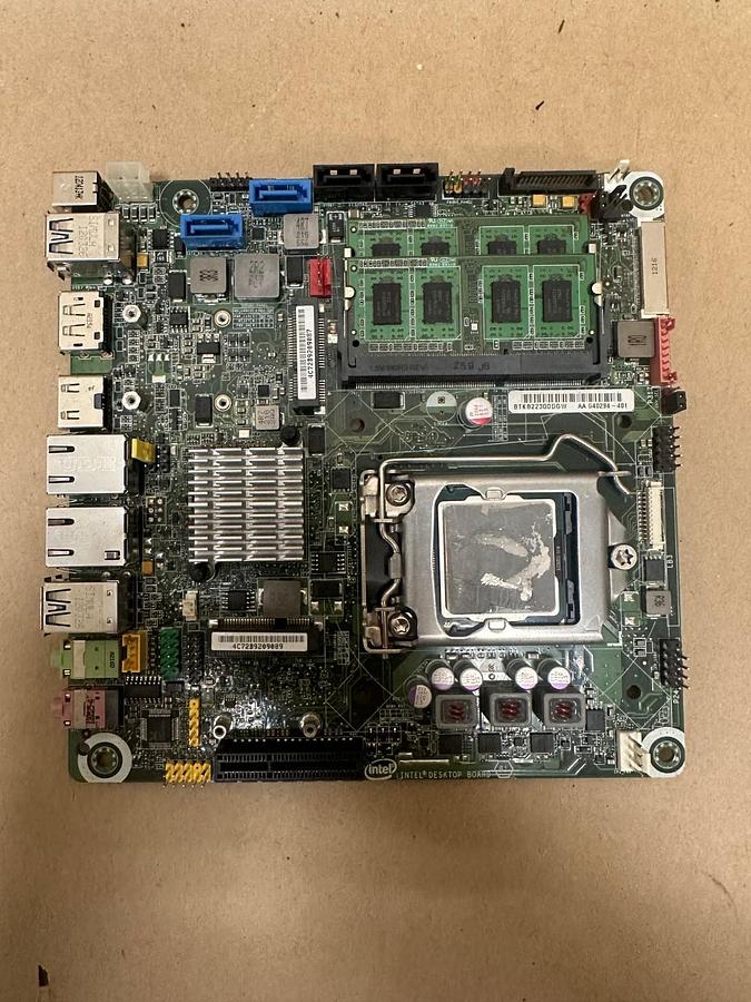 Used Intel DQ77KB Thin Mini-ITX Media Series