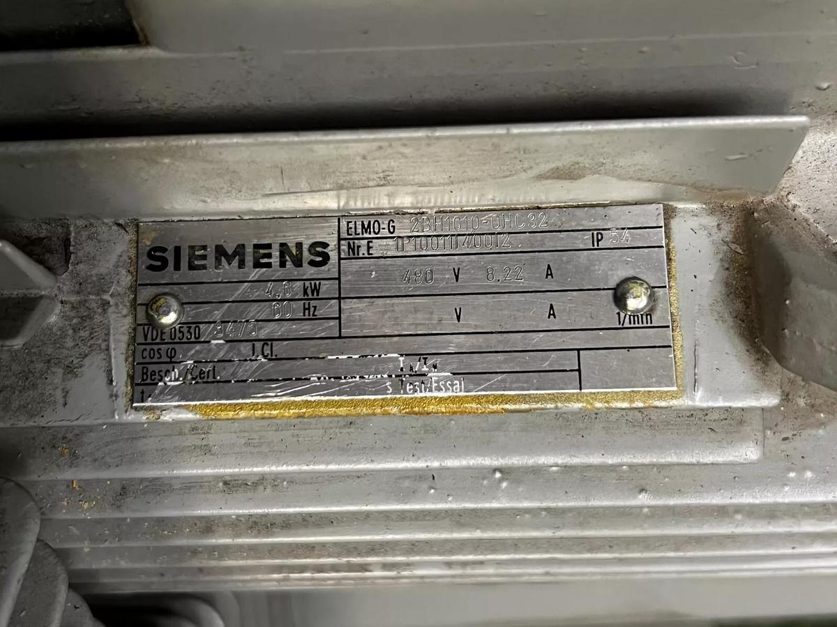 Used Siemens 2BH1610-0HC32 Elmo-G Regenerative Blower