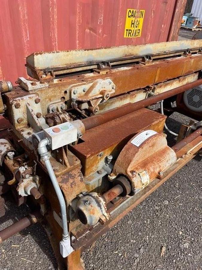 Used Carver Tru-Line Gummer Saw Sharpener w/ Baldor 3HP at 850 RPM Motor