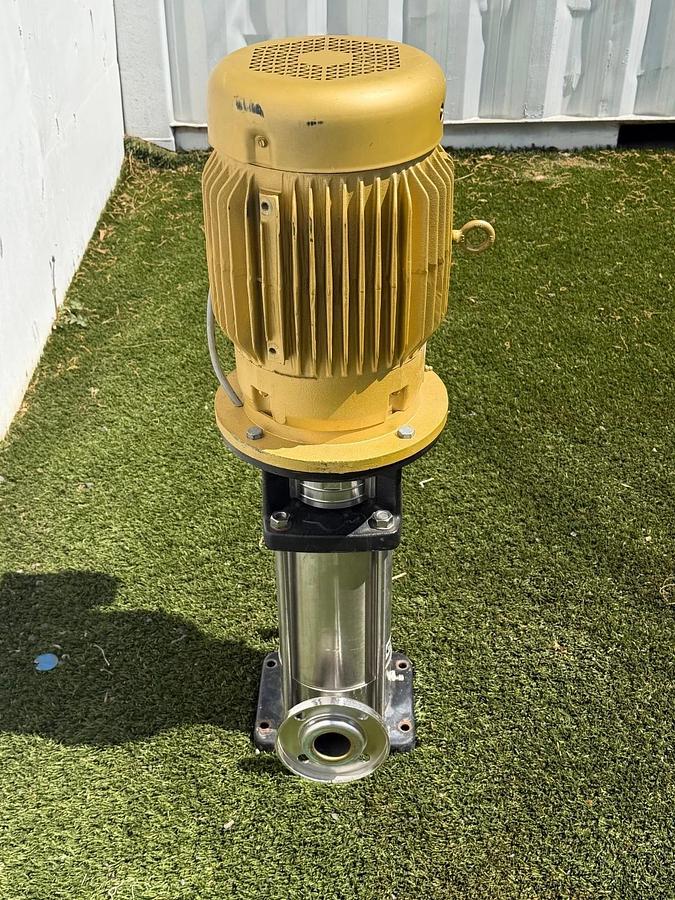 Used GRUNDFOS CRN16-50A-F-G-AUUF Pump w/ Baldor 5.5KW Motor @ 3525 RPM