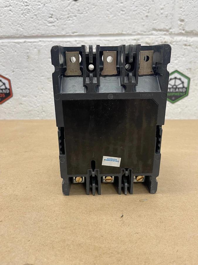 Used Eaton EHD3050 Ind Circuit Breaker Ser C, 3 Poles 50/60Hz 50A 480VAC/250VDC