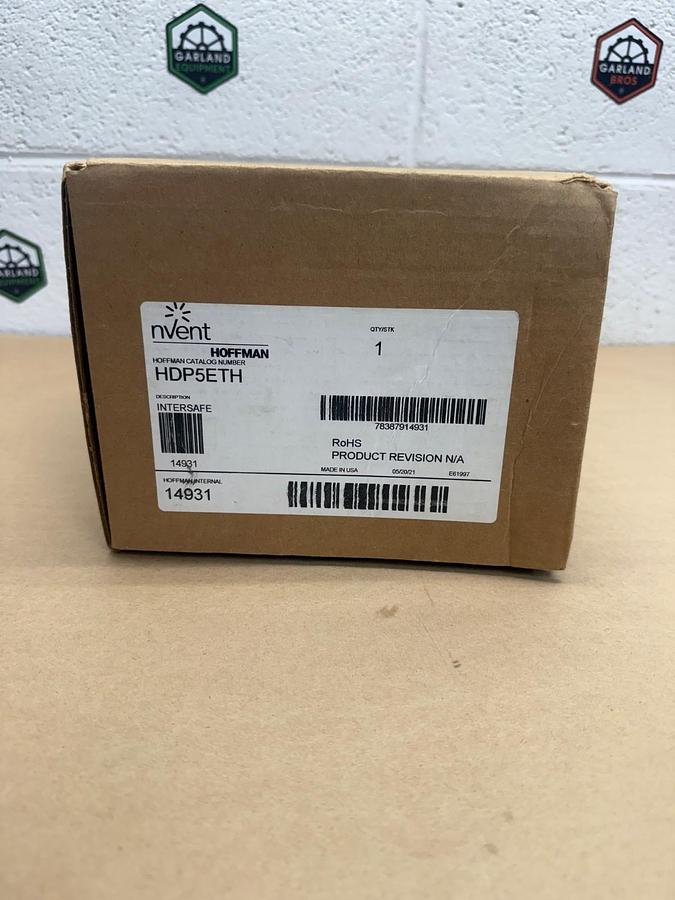 Used Nvent Hoffman HDP5ETH Intersafe Data Interface Port for Ethernet/ProfiNet *NEW*