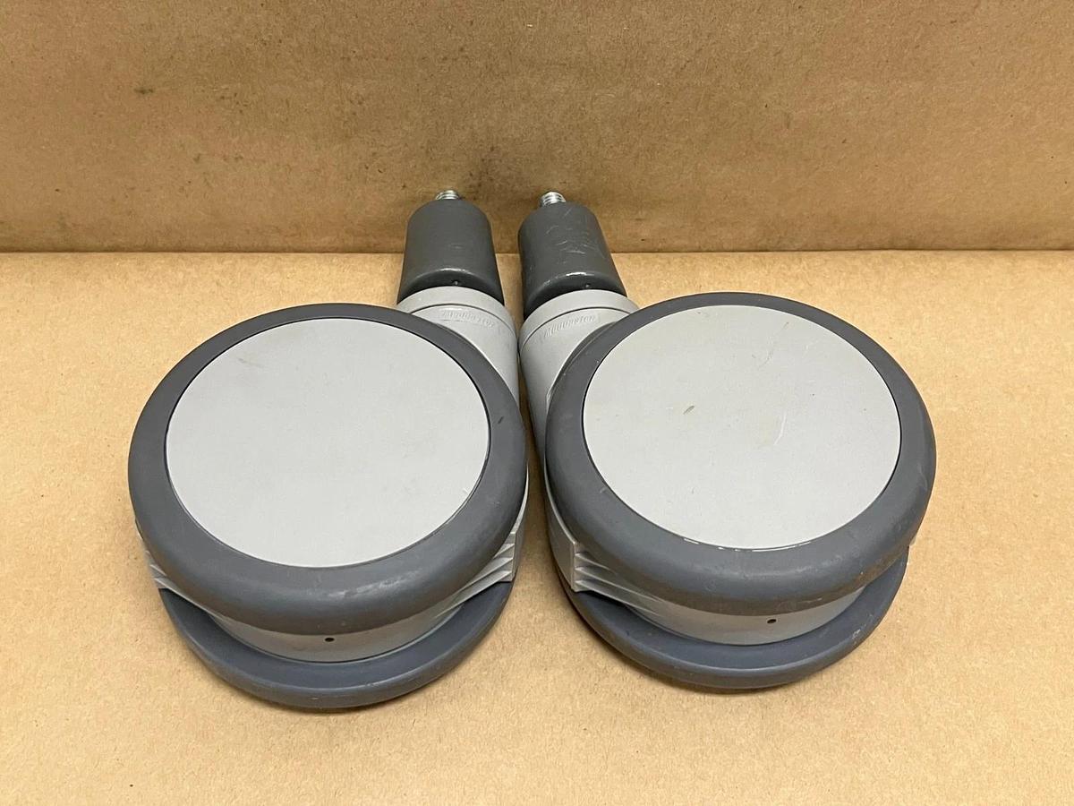 Medcaster Set of (4) 4" Swivel Casters, 2 Total Lock Brake, 2 No Brake