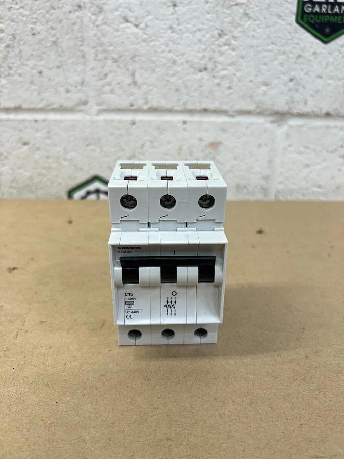 Used Siemens 5SX23 3 Pole Circuit Breaker