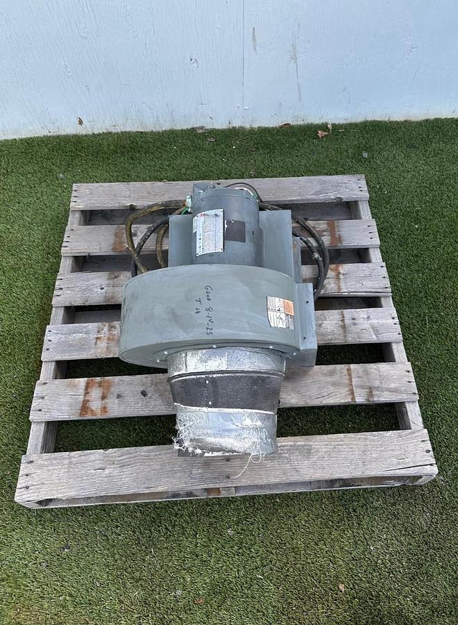 Used Dayton 3KW288 1.5Hp Motor @ 1750RPM w/ 4C119 10-5/8” Wheel Diameter Blower