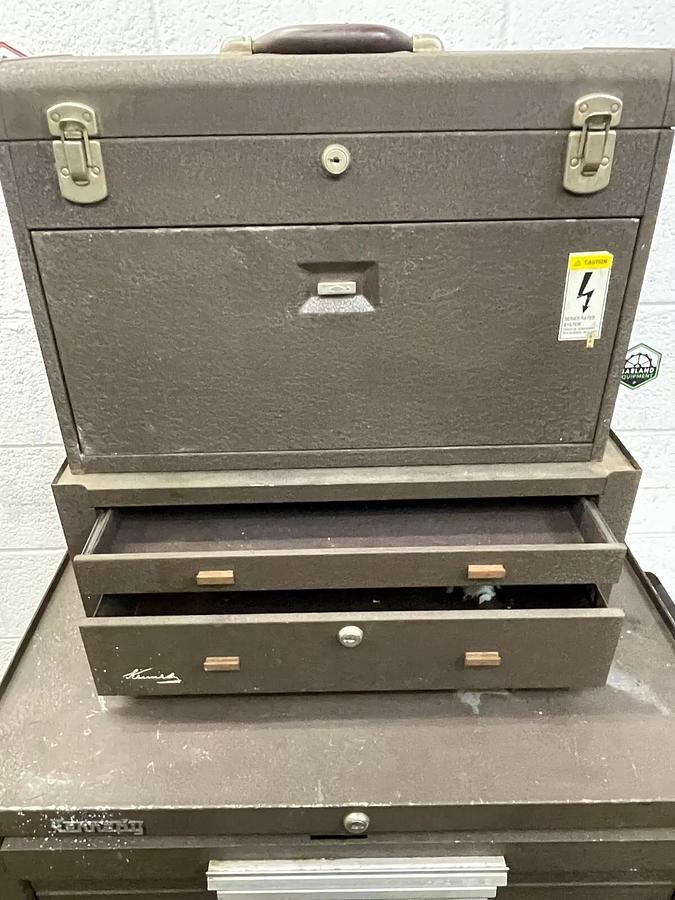 Used Kennedy Drawer Roller Cabinet 3 Piece Complete Tool Box