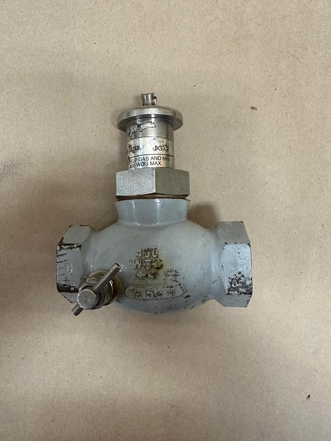 Used MEC ME820 Shut-Off Valve, 400 WOG Heavy Duty Quick Acting Globe Valve