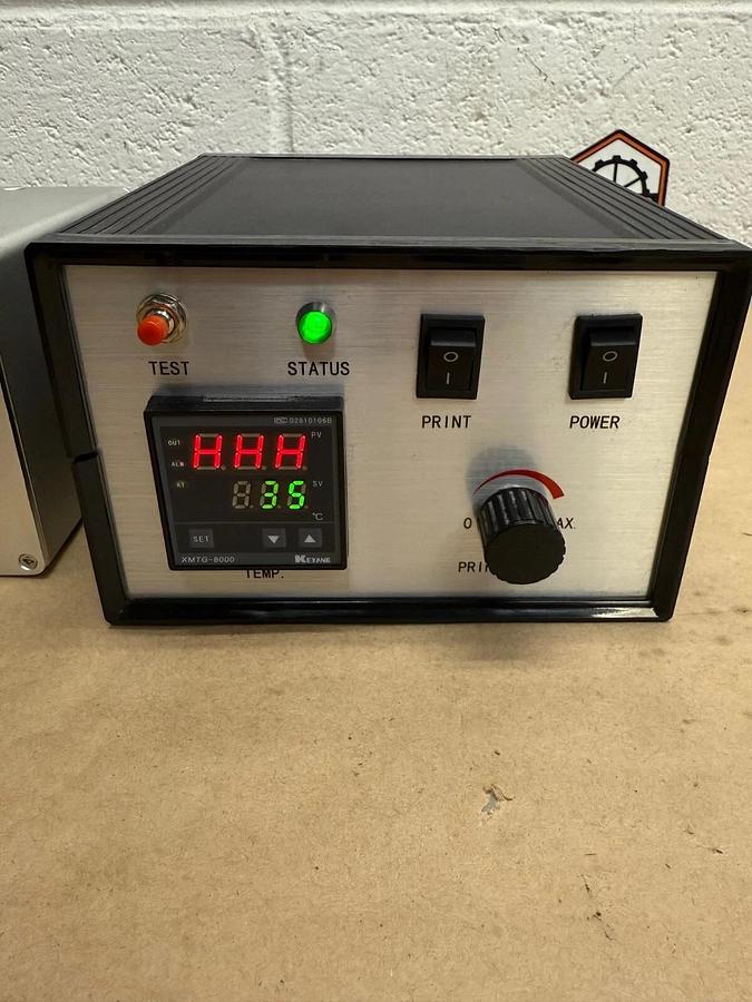 Used Shanghai Dikai Coding Machinery DK-1100 Cont Printing Machine Hot Ink Roll Coder