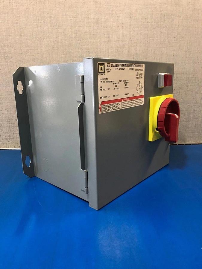 Used Square D Class 9070 Transformer Disconnect SK250G1
