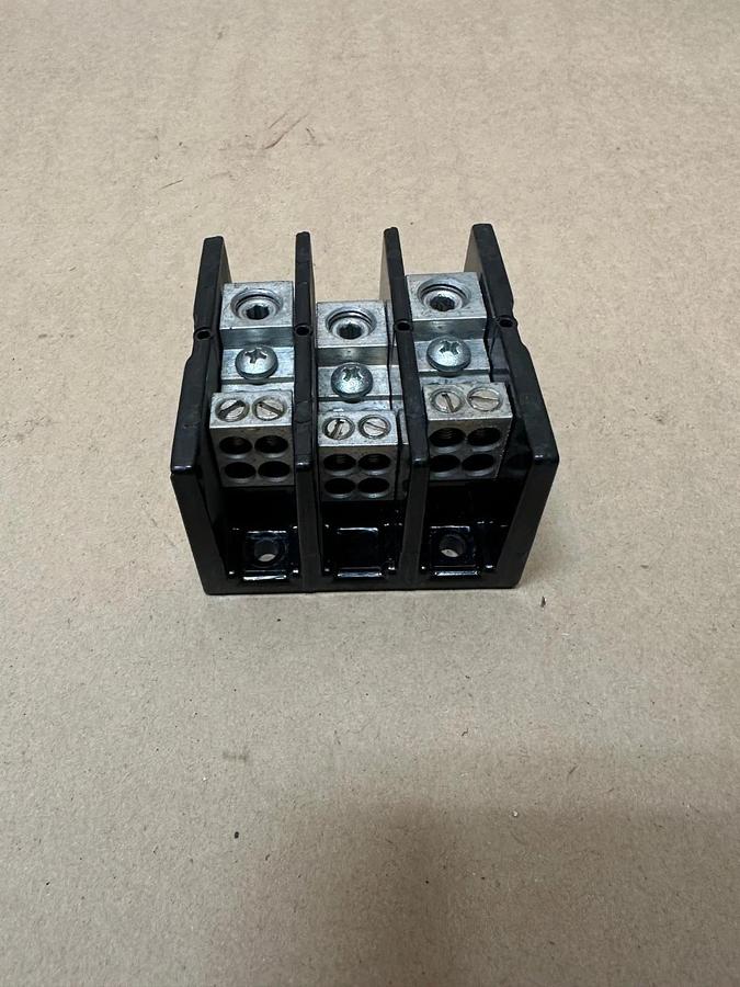 Used Littelfuse LD2570-3, 3 Pole Fuse Block