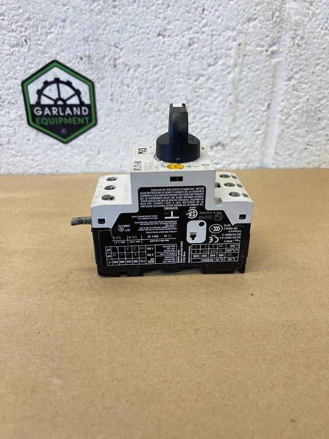 Used Eaton PKZM0-20 Manual Motor Starter, 50/60Hz, 600VAC, 20A - PARTS ONLY