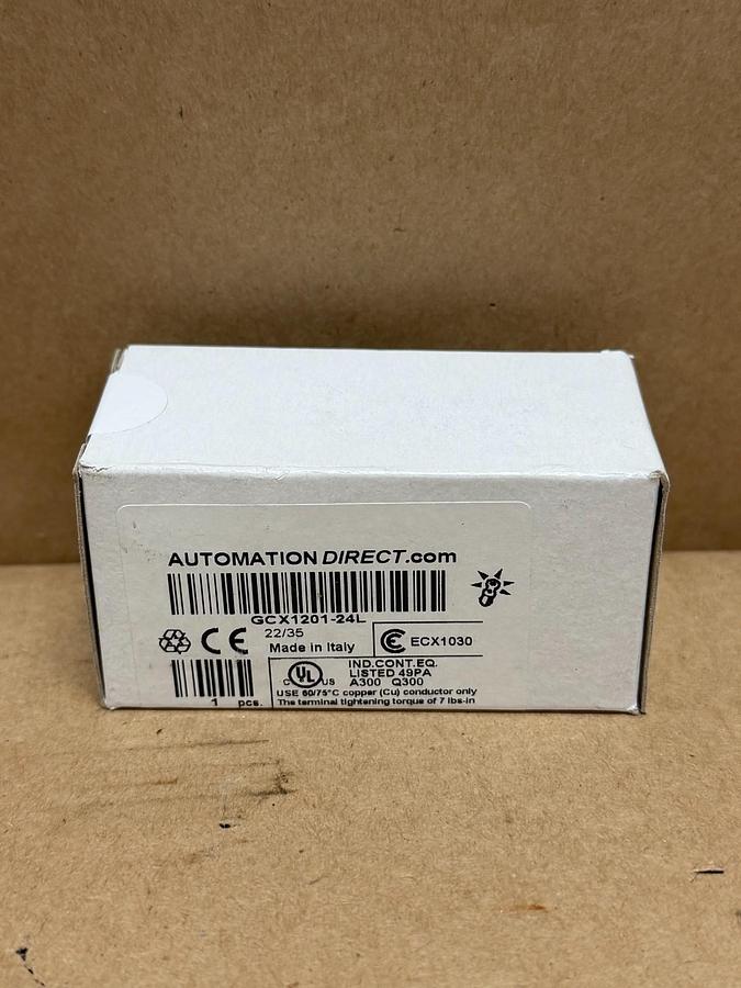 Used Automation Direct GCX1201-24L 22mm Pushbutton: Momentary, Red *FACTORY SEALED*