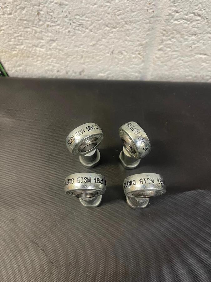 Used Fluro GISW Rod Ends - Lot of 4