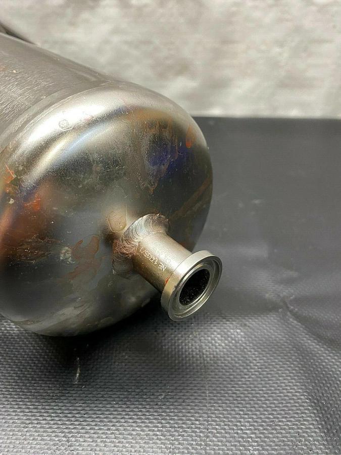 Used Millipore TNK401 Stainless Steel Filter Housing, 1/2" Inlets/Outlets