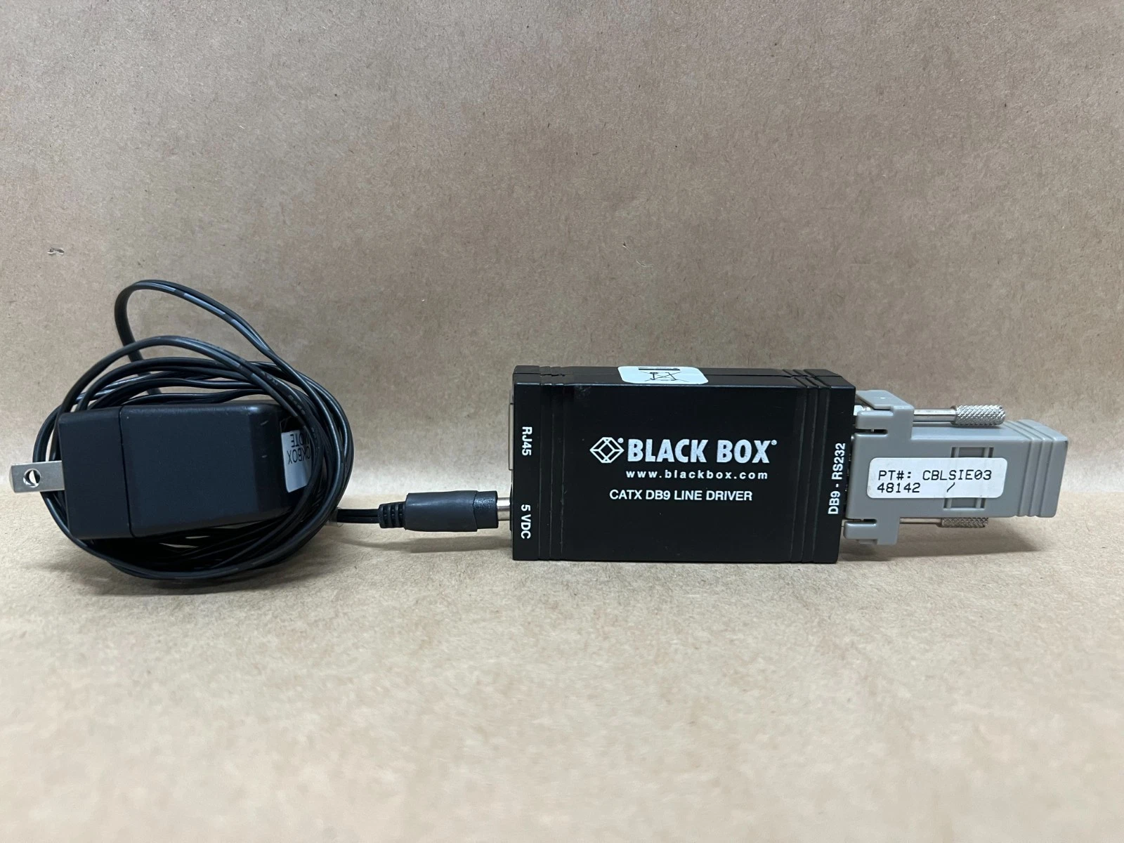 Used Black Box ME890A-R2 CATX DB9, 5VDC, Line Driver