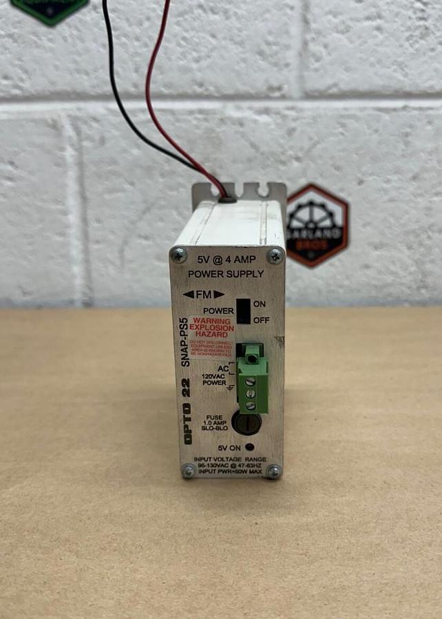 Used OPTO 22 SNAP-PS5 Power Supply 5V, 4A