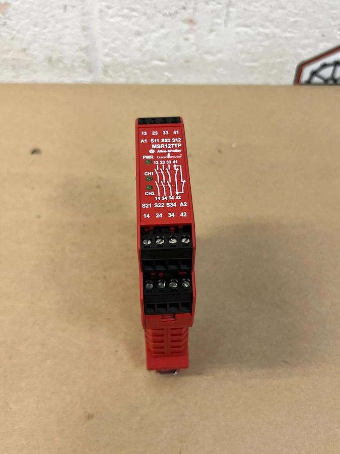 Used Allen Bradley MSR127TP Guard Master Safety Relay