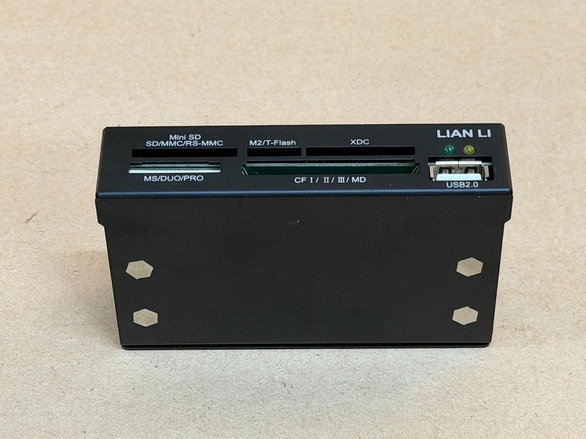 Used Lian Li Internal Multi-Format Card Reader with USB 2.0