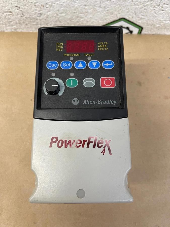 Used Allen-Bradley 22A-A4P5H204 AC Drive, PowerFlex 4, Series A