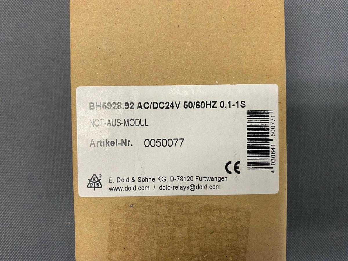 Used E. Dold & Sohne/ SafeMaster BH5928.92 AC/DC24V