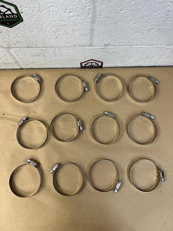 Used 3” Hose Clamps W60 - Lot of 12