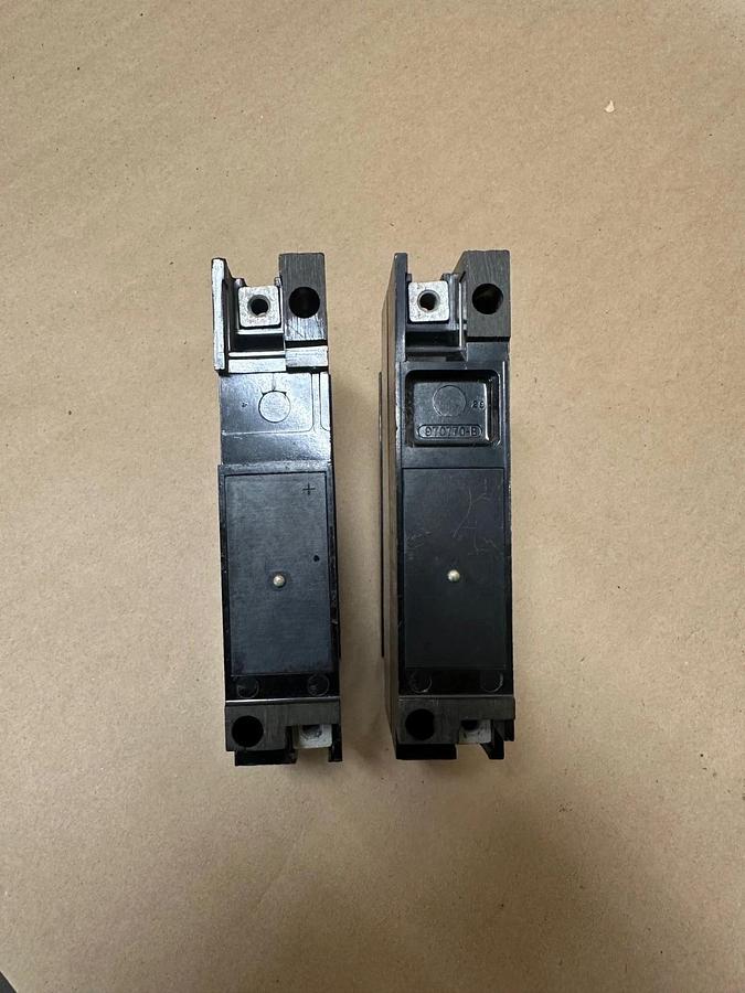 Used Westinghouse Type-E 20A 1 Pole Circuit Breaker - Lot of 2