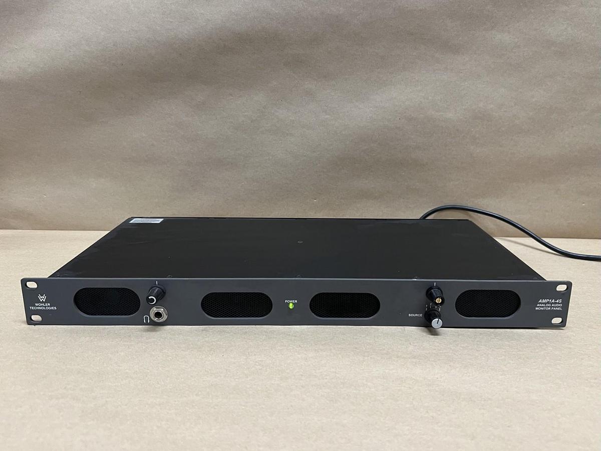Used Wohler Technologies AMP1A-4S Analog Audio Monitor Panel