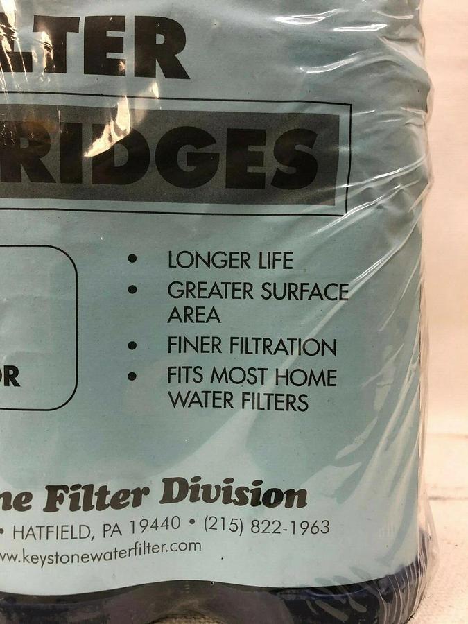 Used Keystone Filter 320, 30 Micron Wound Taste and Odor Cartridges