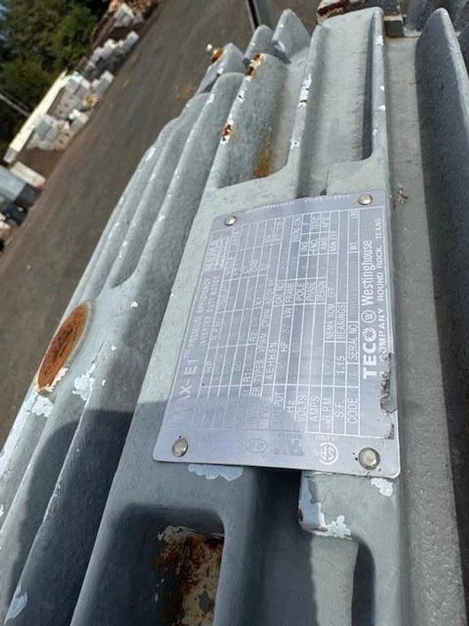 Used Hartzell Fan 54-42-VQ3, 42” Horizontal Axial Fan, 50Hp Motor @ 1770RPM, 575V