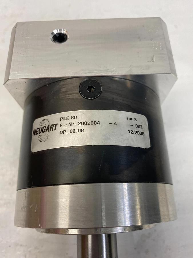 Used Neugart PLE 80 Gearhead F-Nr. 2002004-4 i=8