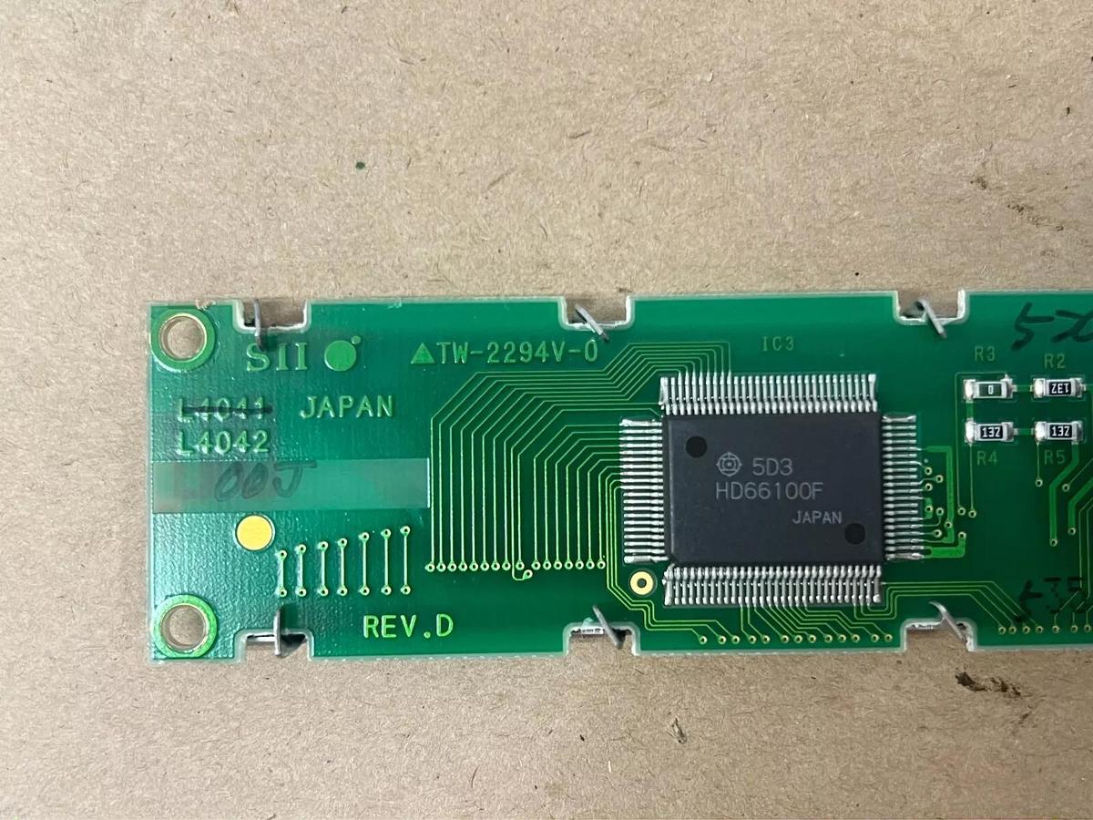 Used SII TW-2294V-0 Interface Display Board