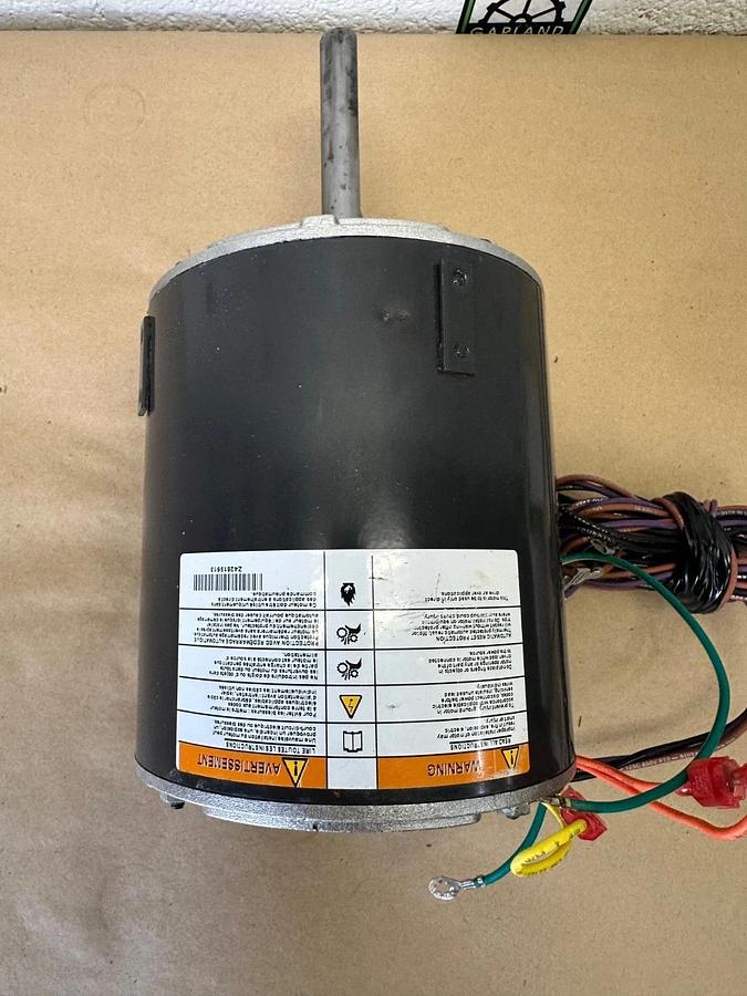 Used ServiceFirst OEM MOT18820 Condenser Fan Motor, 1 Hp, 1125RPM, 460VAC
