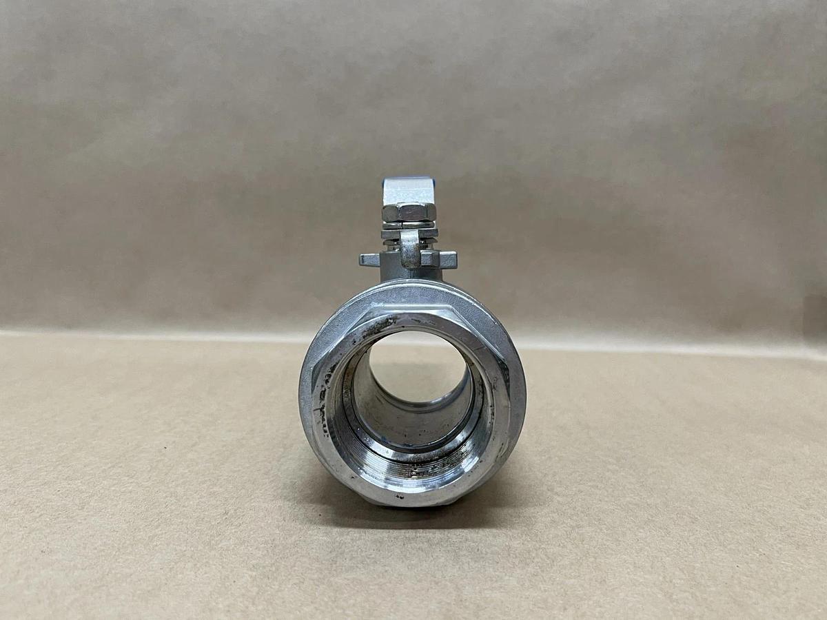 Used BEE 2-1/2" Stainless Steel Ball Valve, PN64, DN50