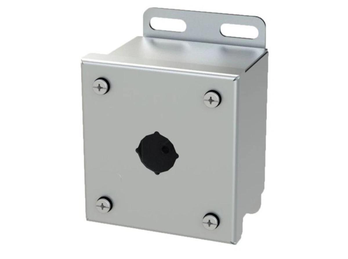 Used Saginaw Control & Engineering SCE-1PBSSI Pushbutton Enclosure *FACTORY SEALED*