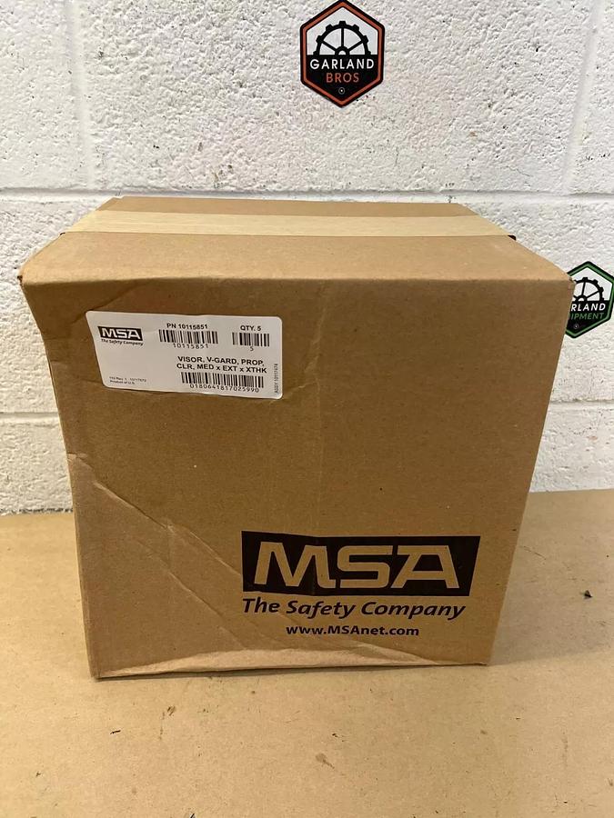 Used MSA 10115851 5 Pack Visor, V-Gard