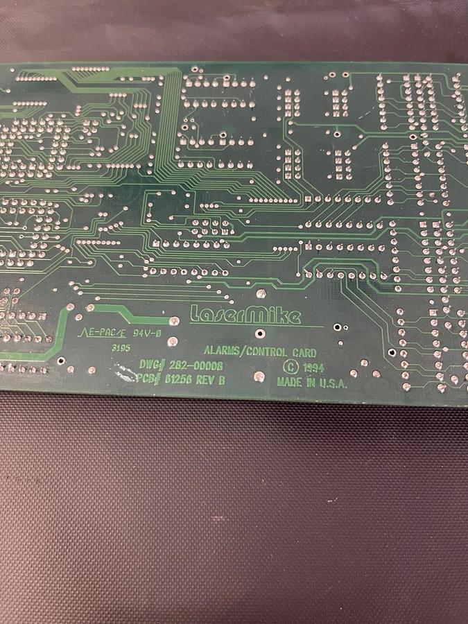 Used LaserMike 282-00008 , Rev B, Alarms/Control Board