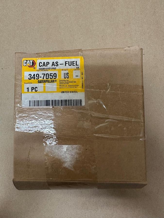 Used CAT 349-7059 Cap Assembly, Fuel *NEW*