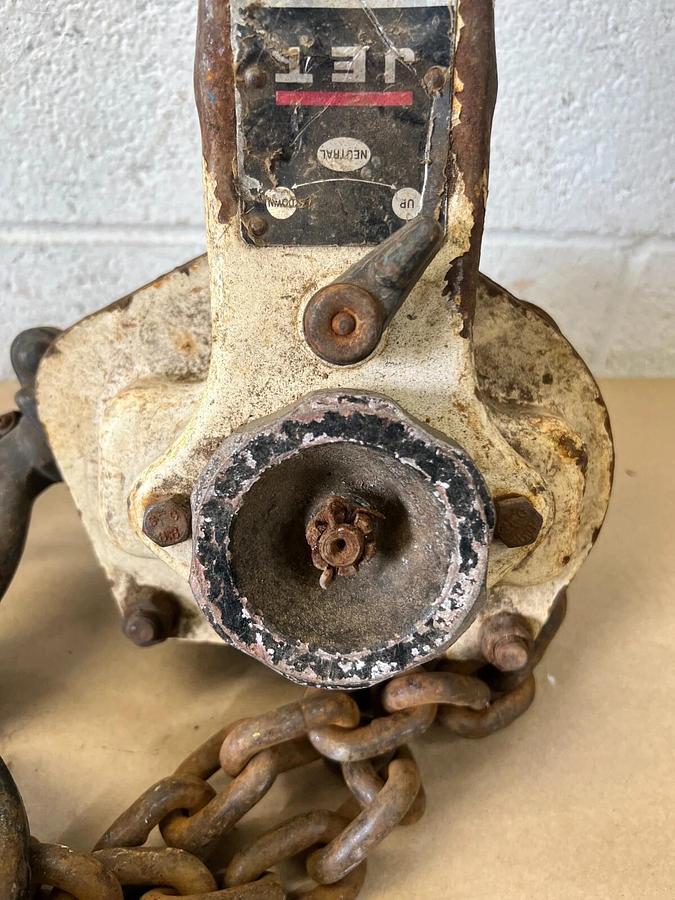 Used JET JLP-800-10 3 Ton Lever Chain Puller