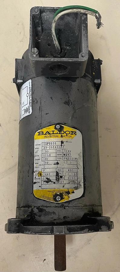 Used Baldor CDP332C General Purpose Motor, 1/3 HP, 1750 RPM