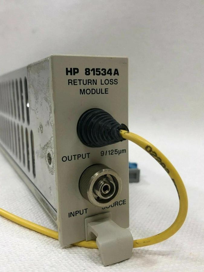 Used HP 81534A Optical Return Loss Module