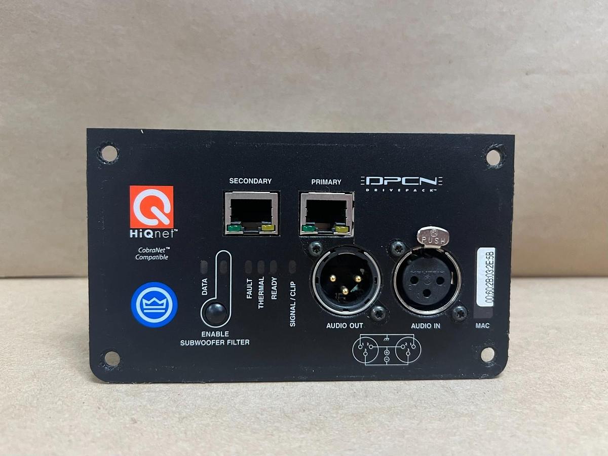 JBL Crown DPCN Drivepack Input Module, CobraNet HiQnet VT Series Card