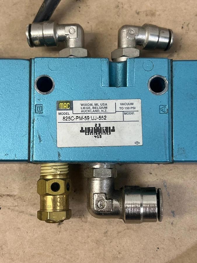 Used MAC 825C-PM-591JJ-552 Solenoid Valve