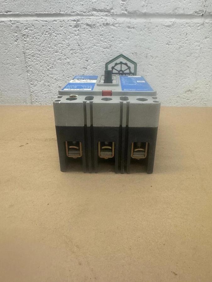 Used Westinghouse FD3070L Circuit Breaker, 70 A, 600 VAC, 3 Pole
