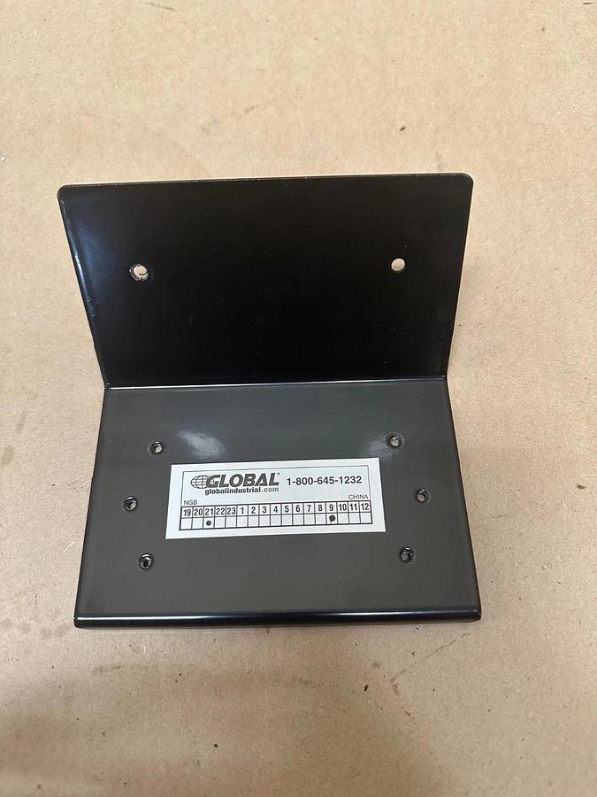 Used Global Industrial 641607 Angle Bracket, Trashtalk Enabled Trash Cans - Lot of 2