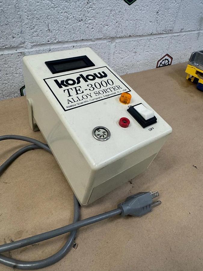 Used Koslow TE-3000 Alloy Sorter Control Box, Parts Only