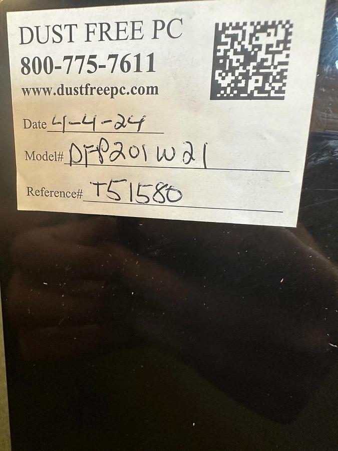 Used Dust Free PC DFP201W21 Fan Filter System *NEW*